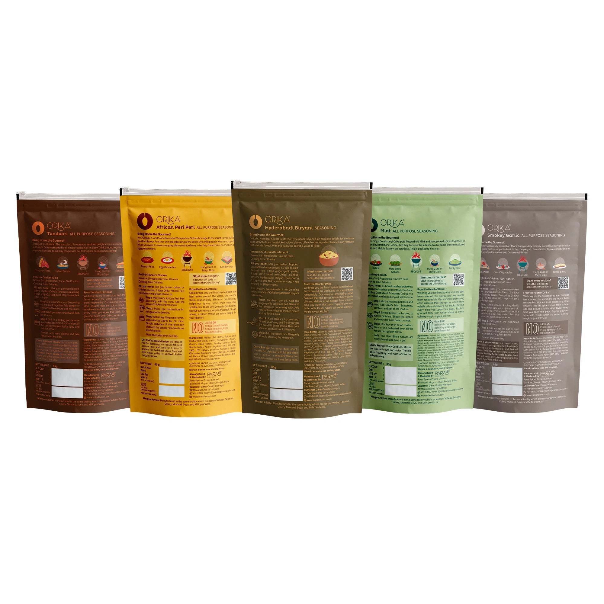Orika Restaurant Special Combo (Pack of 5), 85g each